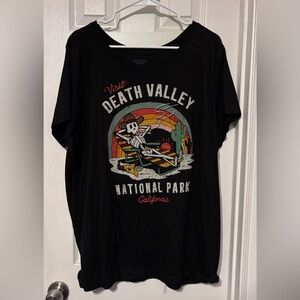 Torrid Black Death Valley Graphic Tee